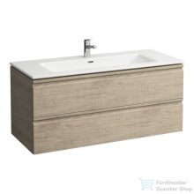   Laufen Pro S 120x50 cm-es 2 fiókos,1 csaplyukas mosdó és alsószekrény kombináció,világos tölgy H8619674791041