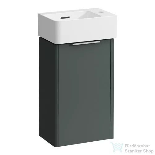 Laufen Val 34x22x63 cm-es kombi csomag,kézmosó + Base 1 ajtós alsószekrény,jobbos,Traffic grey H8622802661061