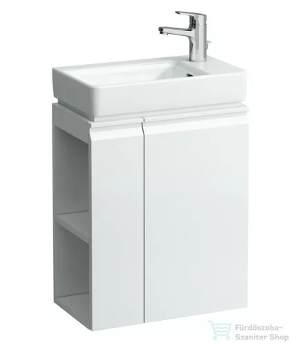 Laufen Pro S 48x28 jobbos kézmosó alsószekrénnyel, matt fehér színben H8629644631041 ( 862964 )