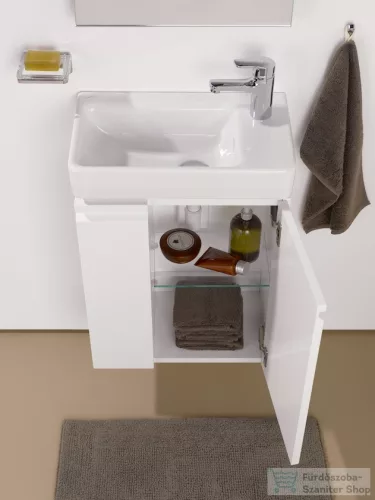 Laufen Pro S 48x28 jobbos kézmosó alsószekrénnyel, matt fehér színben H8629644631041 ( 862964 )