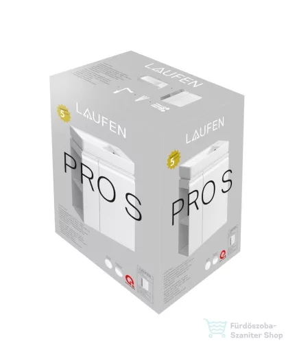 Laufen Pro S 48x28 jobbos kézmosó alsószekrénnyel, matt fehér színben H8629644631041 ( 862964 )