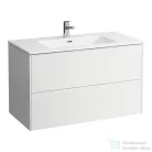 Laufen Pro S 100x50 cm-es 2 fiókos mosdó és alsószekrény kombináció,Matt fehér H8649622601041