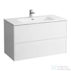   Laufen Pro S 100x50 cm-es 2 fiókos mosdó és alsószekrény kombináció,Matt fehér H8649622601041