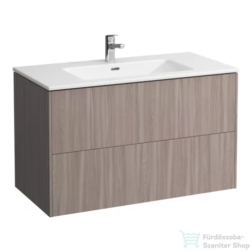 Laufen Pro S 100x50 cm-es 2 fiókos mosdó és alsószekrény kombináció,Világos szil H8649622621041