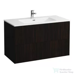   Laufen Pro S 100x50 cm-es 2 fiókos mosdó és alsószekrény kombináció,Sötétbarna szil H8649622631041