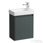 Laufen BASE 2.0 48x28 cm-es 1 ajtós, jobbos alsószekrény és PRO S mosdó kombináció csaptelep nélkül, traffic grey H8659642661041