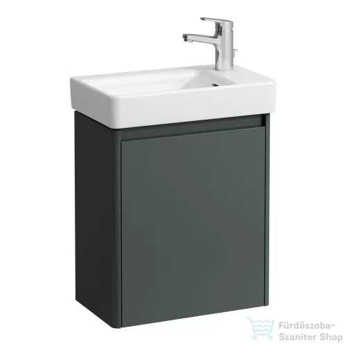 Laufen BASE 2.0 48x28 cm-es 1 ajtós, jobbos alsószekrény és PRO S mosdó kombináció csaptelep nélkül, traffic grey H8659642661041