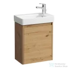 Laufen BASE 2.0 48x28 cm-es 1 ajtós, jobbos alsószekrény és PRO S mosdó kombináció csaptelep nélkül, vad tölgy H8659642671041