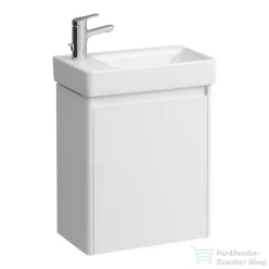   Laufen BASE 2.0 48x28 cm-es 1 ajtós, balos alsószekrény és PRO S mosdó kombináció csaptelep nélkül, matt fehér H8659652601041