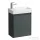 Laufen BASE 2.0 48x28 cm-es 1 ajtós, balos alsószekrény és PRO S mosdó kombináció csaptelep nélkül, traffic grey H8659652661041
