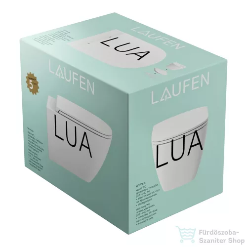 Laufen Lua Kombipack Rimless fali wc lecsapódásgátlós ülőkével,H8660800000001