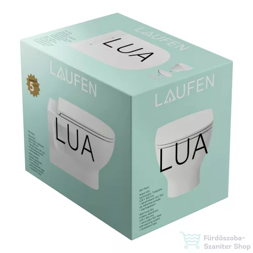 Laufen Lua Basic Kombipack Rimless fali wc lecsapódásgátlós ülőkével,H8660810000001