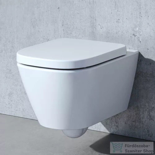 Laufen MEDA kombipack Silent Flush perem nélküli fali WC ülőkével,matt fehér H8661107570001