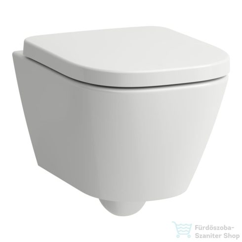 Laufen MEDA kombipack Silent Flush perem nélküli kompakt fali WC ülőkével,matt fehér H8661137570001