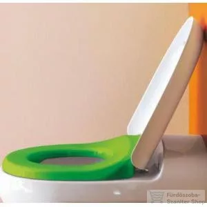 Laufen Florakids lassú záródású WC tető zöld H8910310720001 ( 891031 )