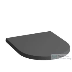   Laufen Kartell By Laufen lecsapodásgátlós wc ülőke és fedél, levehető,kör alakú ülőkével,Graphite matt H8913337580001
