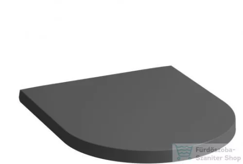 Laufen Kartell By Laufen lecsapodásgátlós wc ülőke és fedél, levehető,kör alakú ülőkével,Graphite matt H8913337580001