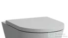 Laufen Kartell By Laufen WC ülőke és fedél, levehető, lecsapódásgátló rendszerrel, kör alakú ülőkével, matt szürke H8913337590001 ( 891333 )