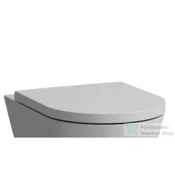   Laufen Kartell By Laufen WC ülőke és fedél, levehető, lecsapódásgátló rendszerrel, kör alakú ülőkével, matt szürke H8913337590001 ( 891333 )