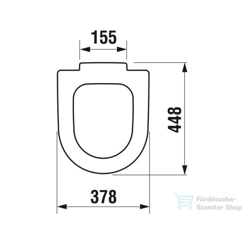 Jika DEEP BY JIKA lecsapódásgátlós wc ülőke acél zsanérokkal, fehér H8932843000001