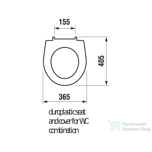 Jika LYRA PLUS Wc ülőke rozsdamentes acél zsanérokkal, fehér H8933803000631