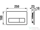 Jika MODUL PL3 Dual Flush nyomólap, matt fehér H8936647570001