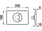 Jika MODUL PL9 Dual Flush nyomólap, fényes fehér H8936760000001