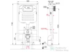 Jika MODUL beépíthető WC tartály fali wc-hez, H8946520000001