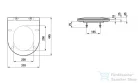Laufen Pro Slim WC ülőke és fedél, H8989600000001 ( 898960 )