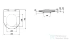 Laufen Pro Slim WC ülőke tetővel, levehető H8989650000001 ( 898965 )