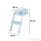 Leziter Lépcsős WC szűkítő kék HB-PVC002-MW