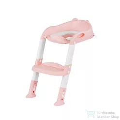 Leziter Lépcsős WC szűkítő rózsaszín HB-PVC002-SB