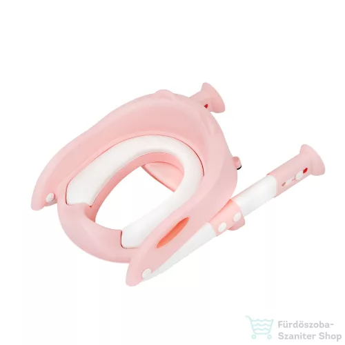 Leziter Lépcsős WC szűkítő rózsaszín HB-PVC002-SB