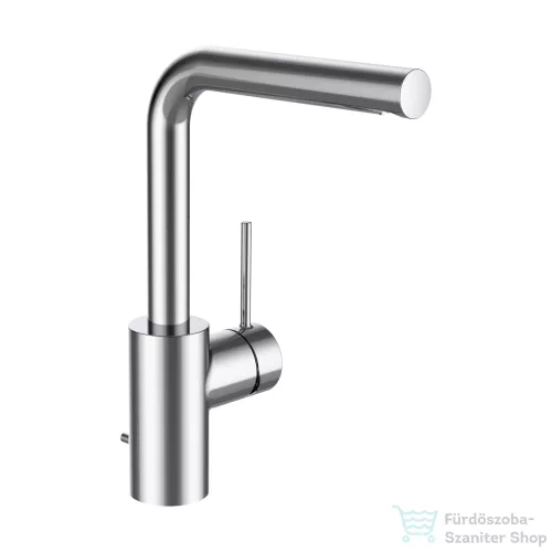 Laufen TWINPLUS SLIM oldalkaros mosdó csaptelep 160 mm-es kifolyócső, húzórudas lefolyószeleppel, króm HF505407100000