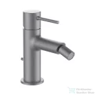 Laufen TWINPLUS SLIM bidé csaptelep húzórudas leeresztő szeleppel, PVD szálhúzott rozsdamentes acél HF505410423000