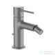 Laufen TWINPLUS SLIM bidé csaptelep húzórudas leeresztő szeleppel, PVD szálhúzott rozsdamentes acél HF505410423000
