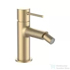 Laufen TWINPLUS SLIM bidé csaptelep húzórudas leeresztő szelep nélkül, PVD matt halvány arany HF505410462010