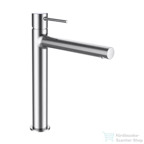 Laufen TWINPLUS SLIM magasított mosdó csaptelep 180 mm-es kifolyócső, húzórudas lefolyószelep nélküll, króm HF505414100000