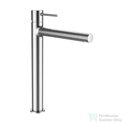  Laufen TWINPLUS SLIM magasított mosdó csaptelep 180 mm-es kifolyócső, húzórudas lefolyószelep nélküll, króm HF505419100000