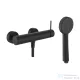 Laufen TWINPLUS SLIM zuhany csaptelep zuhanyszettel, PVD matt titán fekete HF505450428600