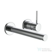   Laufen TWINPLUS SLIM falsík alatti mosdócsaptelep falon kívüli része, 195-mm-es kifolyóval, króm HF505470100000