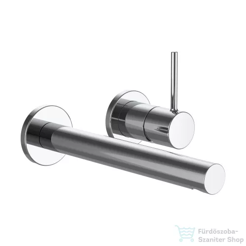 Laufen TWINPLUS SLIM falsík alatti mosdócsaptelep falon kívüli része, 195-mm-es kifolyóval, króm HF505470100000