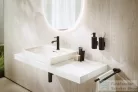 Laufen MEDA egykaros mosdó csaptelep 95 mm, leeresztő nélkül, PVD matt titán fekete HF506602428000