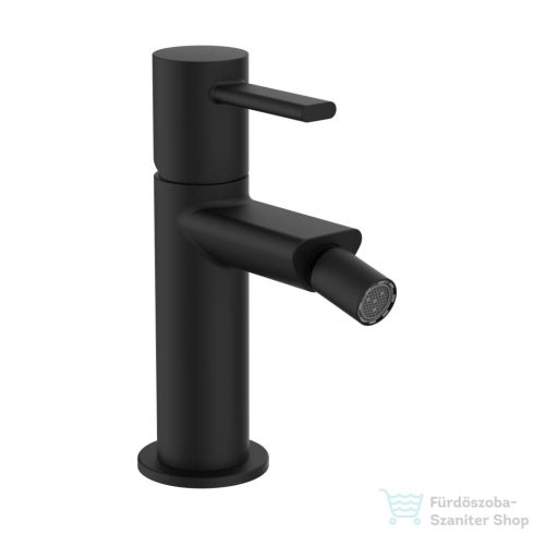 Laufen MEDA bidé csaptelep 95 mm, leeresztő szelep nélkül, PVD matt titán fekete HF506610428010