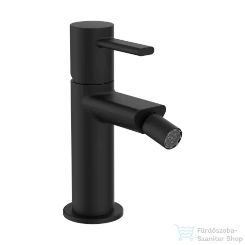 Laufen MEDA bidé csaptelep 95 mm, leeresztő szelep nélkül, PVD matt titán fekete HF506610428010