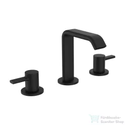   Laufen MEDA 3-lyukú mosdó csaptelep, leeresztő nélkül, PVD matt titán fekete HF506612428000