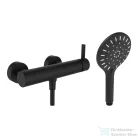 Laufen MEDA zuhany csaptelep zuhanyszettel, PVD matt titán fekete HF506650428600