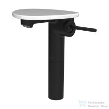   Laufen ADA magasított mosdó csaptelep leeresztő nélkül, PVD matt fekete/matt fehér HF506714512060