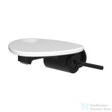   Laufen ADA falsík alatti mosdócsaptelep lyukkal, alaptest nélkül, PVD matt fekete/matt fehér HF506726512000