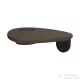 Laufen ADA fali polc lyukkal, PVD matt fekete/caffe matt HF506790514000